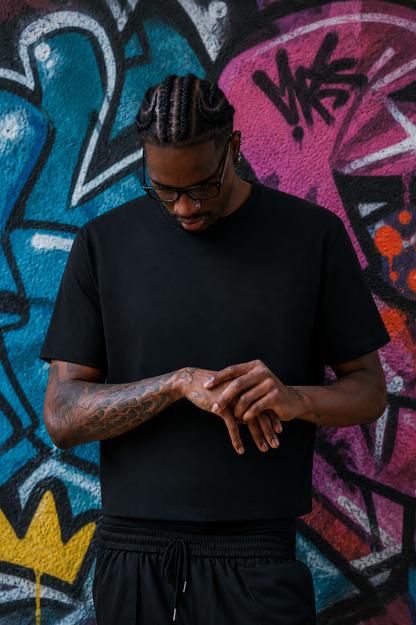 SIGNATURE TEE (BLACK)